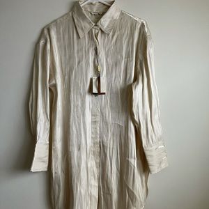 SOLD‼️‼️‼️‼️‼️Massimo Dutti Button-Up Shirt Dress